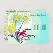 日付フローラの保存 案内ポストカード (正面/裏面)