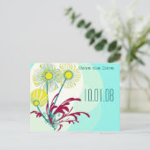 日付フローラの保存 案内ポストカード (スタンド正面)