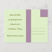 日付フローラポストカードテンプレートの保存 案内ポストカード (裏面)