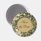 日付フローラ磁石の保ビクトリアン存 マグネット (正面/裏面)