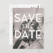 日付プロップの保存飛行機 ポストカード (正面/裏面)