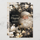 日付ホリデーパーティーの保存 セーブザデート (正面/裏面)