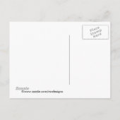 日付ポストカードのカスタム保存 案内ポストカード (裏面)