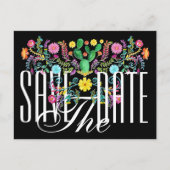 日付ポストカードの保存招待状 案内ポストカード (正面)