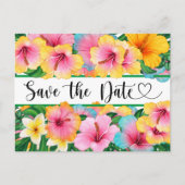 日付ポストカードの保存招待状 案内ポストカード (正面)