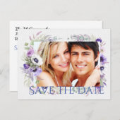 日付ポストカードの保存招待状 案内ポストカード (正面/裏面)