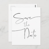 日付ポストカードの保存結婚式招待状 ポストカード (正面/裏面)