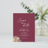 日付ポストカードの保存 – エレガントフローラ ポストカード (スタンド正面)