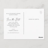 日付ポストカードの保存 – スクリミニマルプト ポストカード (裏面)