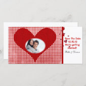 日付ポストカードの保存 セーブザデート (正面/裏面)