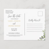 日付ポストカードの保存 ポストカード (裏面)