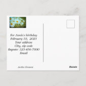 日付ポストカードの保存 ポストカード (裏面)