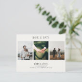 日付ポストカードの保存、ミニマリスト日付の保存P ポストカード (スタンド正面)