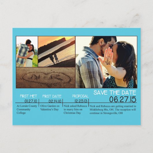 日付ポストカードの保存 案内ポストカード (正面)