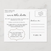 日付ポストカードの保存 案内ポストカード (裏面)