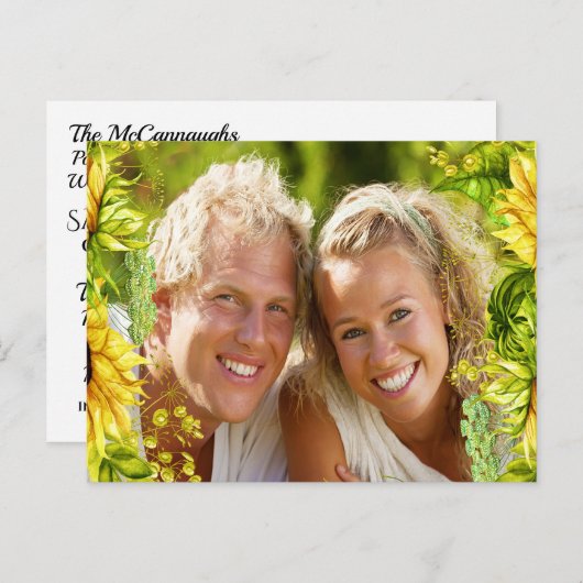 日付ポストカードの保存 案内ポストカード (正面/裏面)