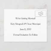 日付ポストカードの保存 案内ポストカード (裏面)