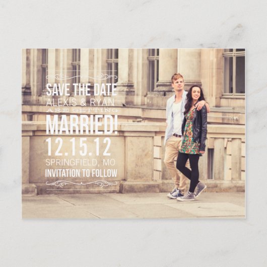 日付ポストカードの保存 案内ポストカード (正面)