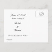 日付ポストカードの保存 案内ポストカード (裏面)