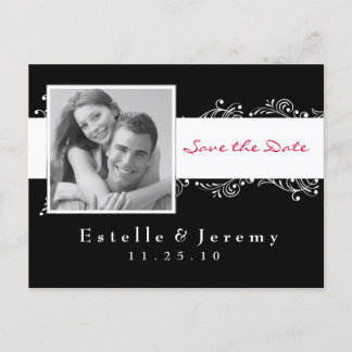 日付ポストカードの写真を保存03白 案内ポストカード