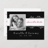 日付ポストカードの写真を保存03白 案内ポストカード (正面/裏面)