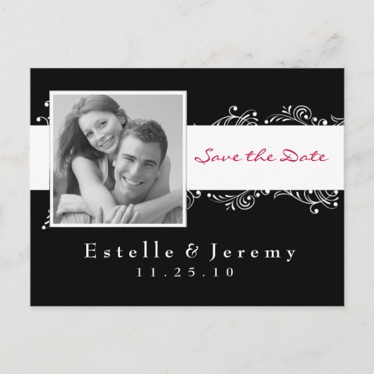 日付ポストカードの写真を保存03白 案内ポストカード (正面)