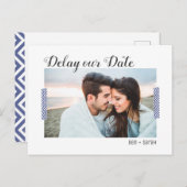 日付ポストカードの遅延 ポストカード (正面/裏面)