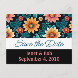 日付ポストカードピンのカスタマイズ可能な保存 案内ポストカード