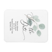 日付マグネットのアラームを保存する マグネット (横)