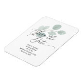 日付マグネットのアラームを保存する マグネット (左側)