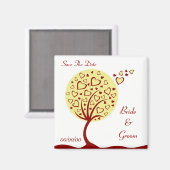 日付マグネットのカスタマイズ可能な保存 マグネット (正面/裏面)