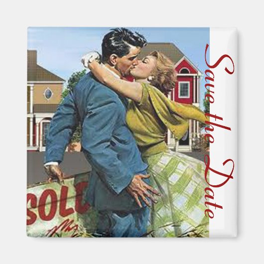 日付マグネットの保存レトロ マグネット (正面)