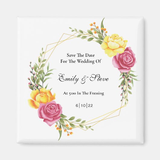 日付マグネットの保存 マグネット (正面)