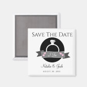 日付マグネットの保存 マグネット (正面/裏面)