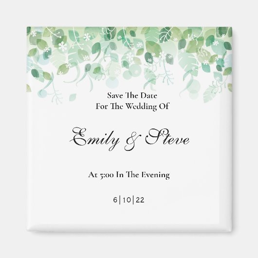 日付マグネットの保存 マグネット (正面)