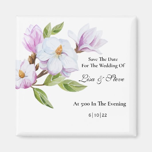 日付マグネットの保存 マグネット (正面)