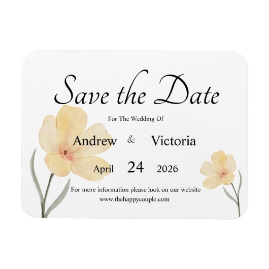 日付マグネットの保存 マグネット (横)