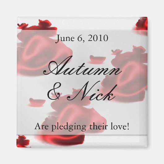 日付マグネットの保存 マグネット (正面)