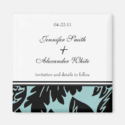 日付マグネットの保存 | D2 マグネット (正面)