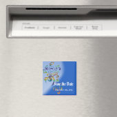 日付マグネットを保存するトロピカルカラースタイルフローラ マグネット (インサイチュ (食洗機))