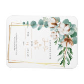 日付マグネットを保存する マグネット (横)