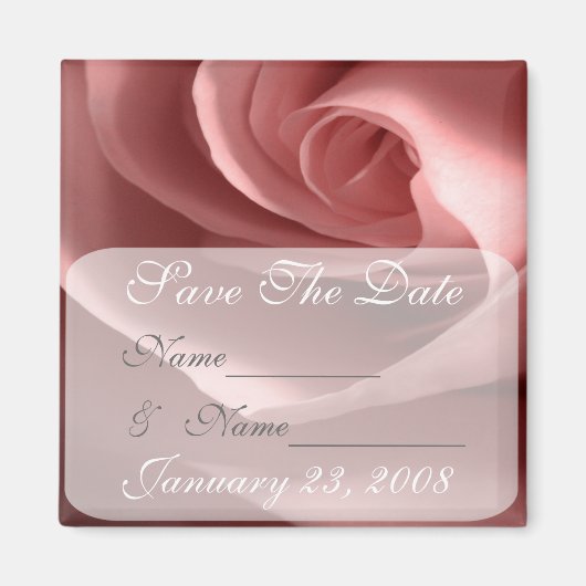 日付マグネットテンプレートの保存 マグネット (正面)