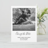 日付ミニマリストの変更 セーブザデート (スタンド正面)