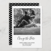 日付ミニマリストの変更 セーブザデート (正面/裏面)