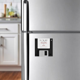 日付ミニマルのレトロを保存おもしろい結婚する マグネット招待状