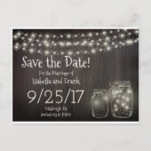 日付メイスンのホタル素朴ライトのはがきを保存する 案内ポストカード (正面)