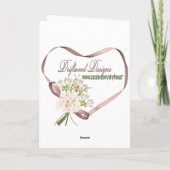 日付メッセージをボトルに保存 案内状 (裏面)