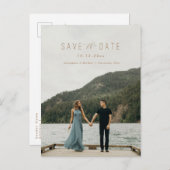 日付モダンのはが書きのテープを保存 案内ポストカード (正面/裏面)