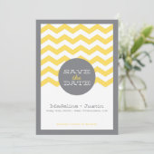 日付モダンの保存招待状 セーブザデート (スタンド正面)