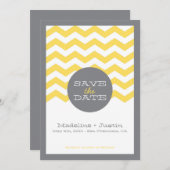 日付モダンの保存招待状 セーブザデート (正面/裏面)